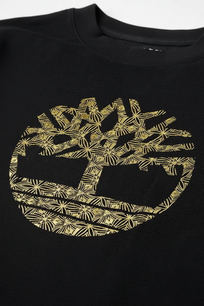 Timberland Patterned Tree Logo Graphic T-Shirt