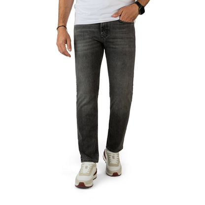 BOSS Men's Authentic Slim-Leg Jeans with Signature Logo Detail