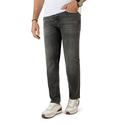 BOSS Men's Authentic Slim-Leg Jeans with Signature Logo Detail