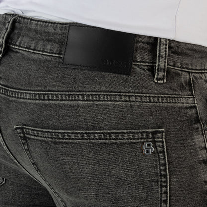 BOSS Men's Authentic Slim-Leg Jeans with Signature Logo Detail