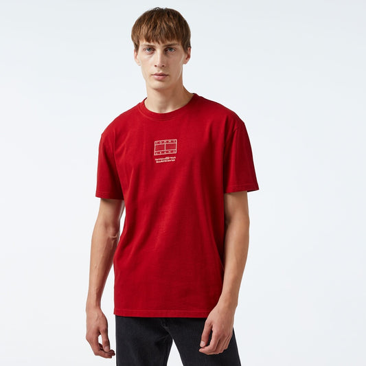 Tommy Jeans Men's Original Heritage Outline Logo T-Shirt