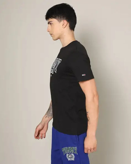 Tommy Jeans Men's Front Block Logo Collegiate T-Shirt