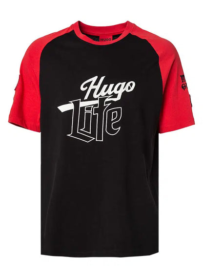 HUGO Men's Hugo Life Raglan Graphic T-Shirt
