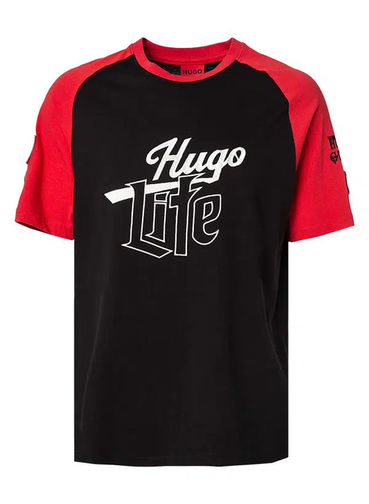 HUGO Men's Hugo Life Raglan Graphic T-Shirt