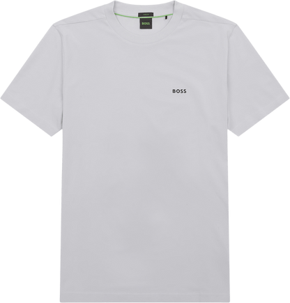 BOSS Men's Luxury Minimalist Micro Logo Crew Neck T-Shirtt