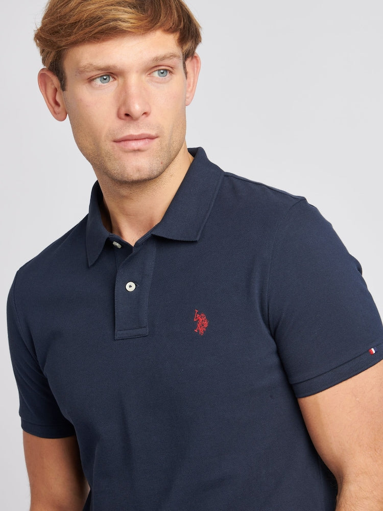 U.S. Polo Assn. Men's Classic Solid Embroidered Logo Polo Shirtt
