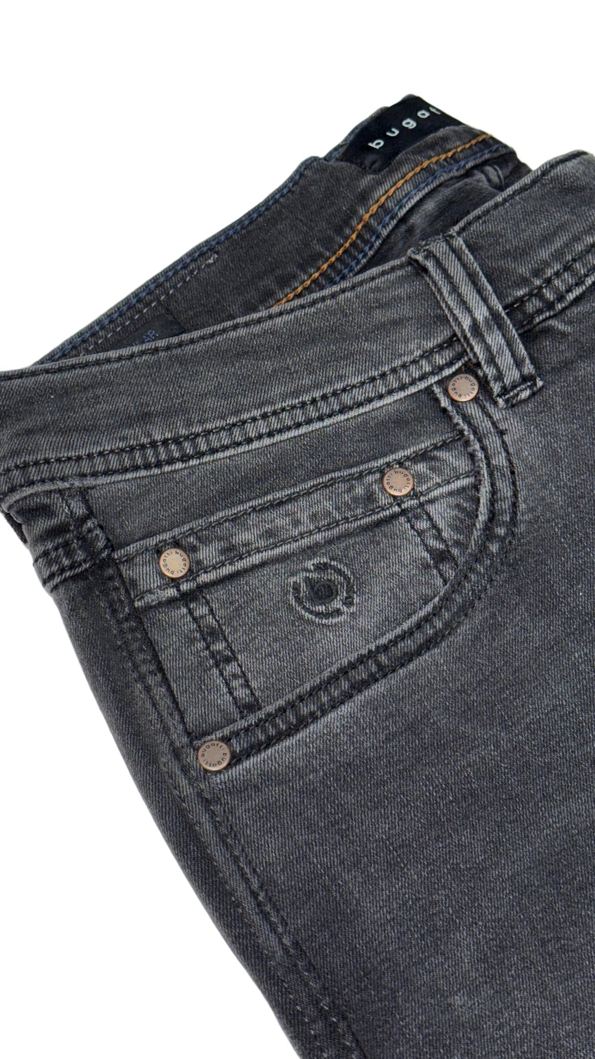 Bugatti Men's Modern Straight Stretch Denim Jeans