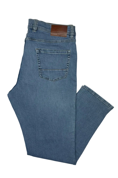 Bugatti Men's Modern Straight Stretch Denim Jeans