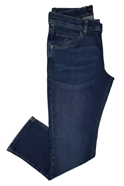 Bugatti Men's Modern Straight Stretch Denim Jeans
