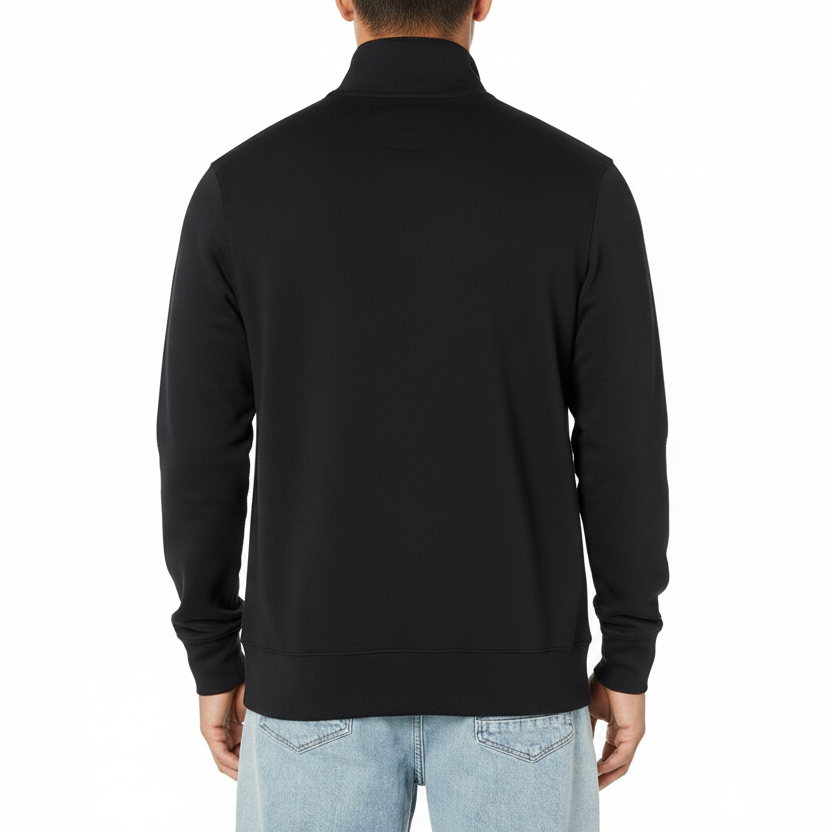 Tommy Hilfiger Black Half Zip Sweatshirt