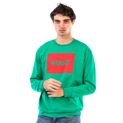 Hugo Red Line Sweatshirt With Printed Logo