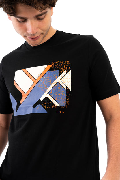 BOSS T-Shirt With Print Logo - Slim Fit