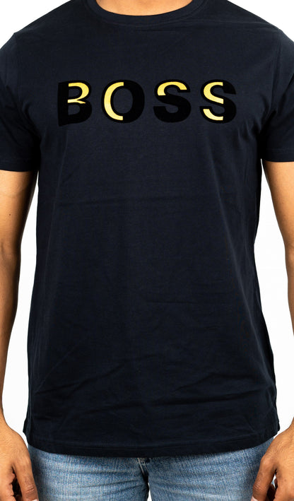 BOSS T-SHIRT WITH Chamois PRINT LOGO - SLIM FIT