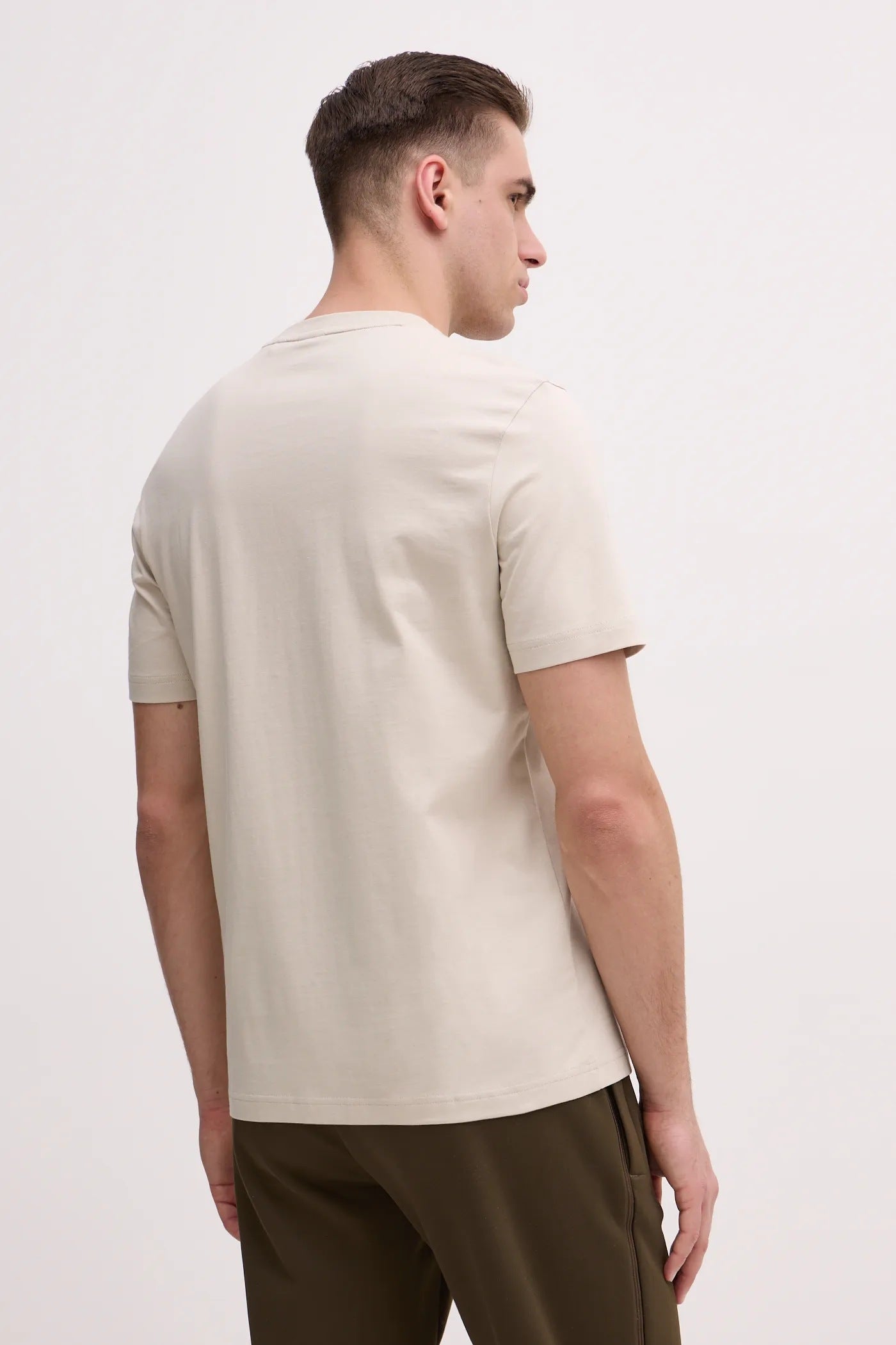 BOSS Men's Through The Jungle Graphic Box Logo Luxury T-Shirt