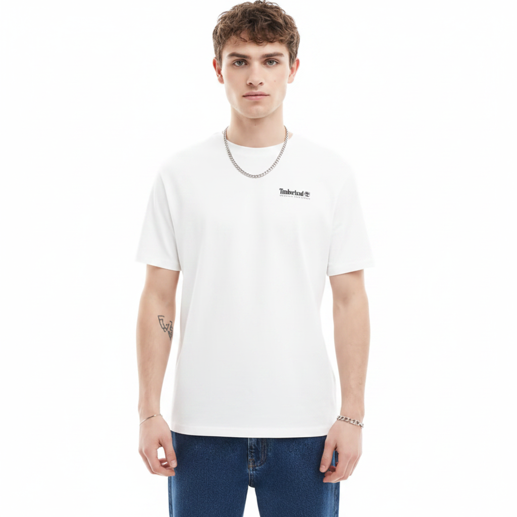 Timberland Men's Beyond The Trail Hiking Graphic T-Shirt - White