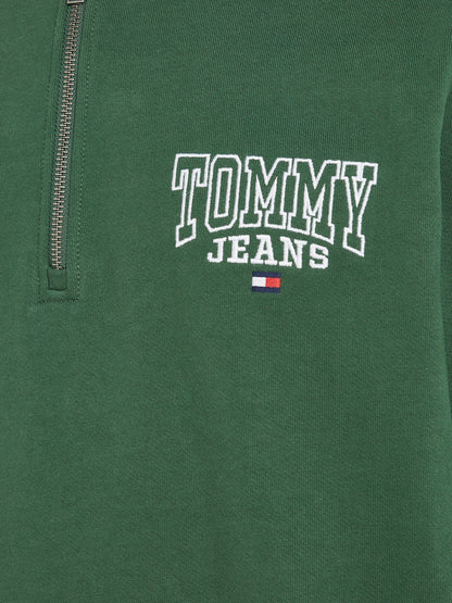 Tommy Jeans Heritage Mock Neck Half-Zip Sweatshirt