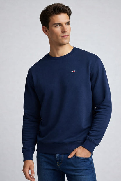 Tommy Jeans Men’s Round Neck Sweatshirt – Modern Fit