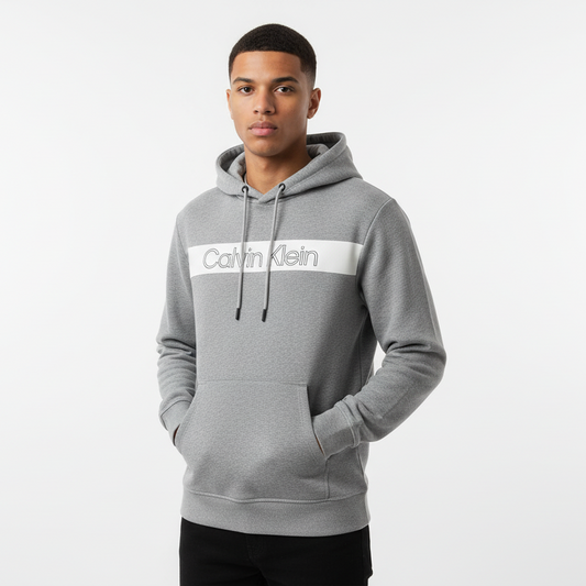 Calvin Klein Terry Hoodie With Emblem Logo