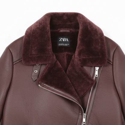 Zara women's Leather Jacket