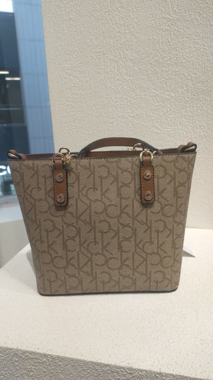 Calvin Klein Monogram Print Tote Bag - Signature