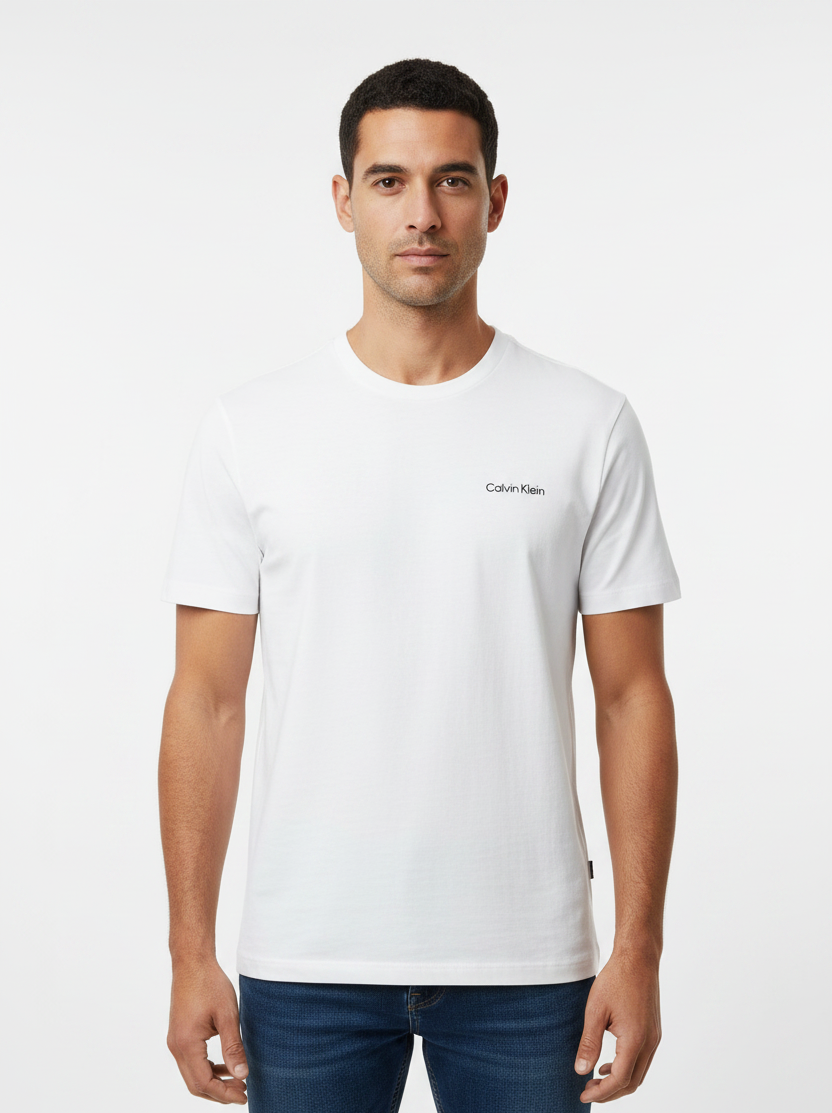 Calvin Klein Essential Crew Neck Logo T-Shirt