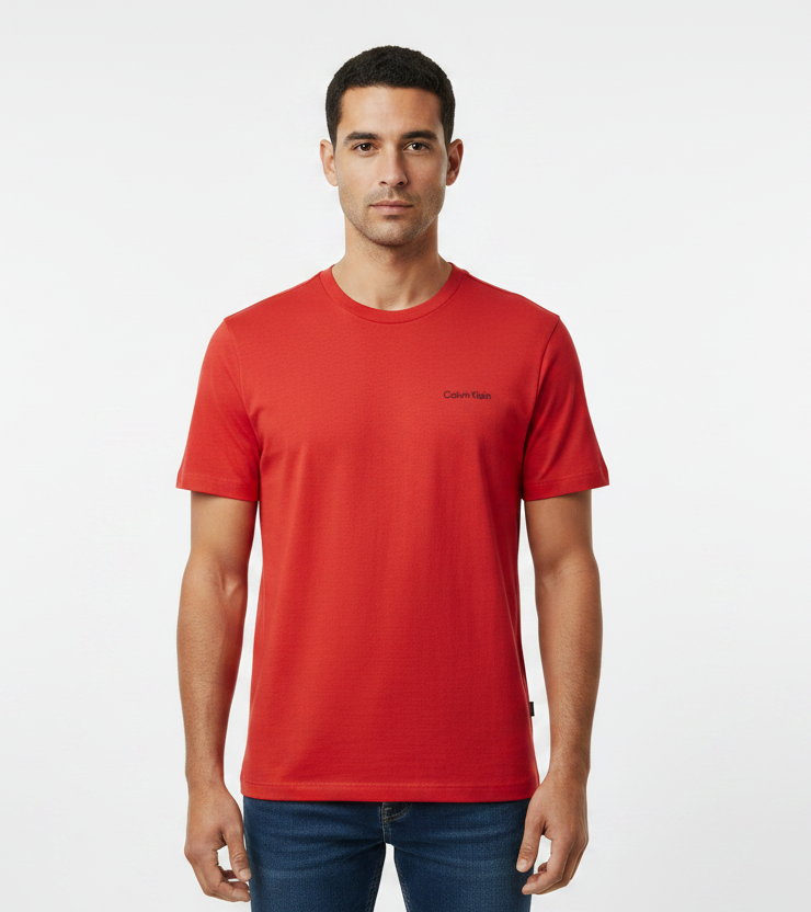 Calvin Klein Essential Crew Neck Logo T-Shirt