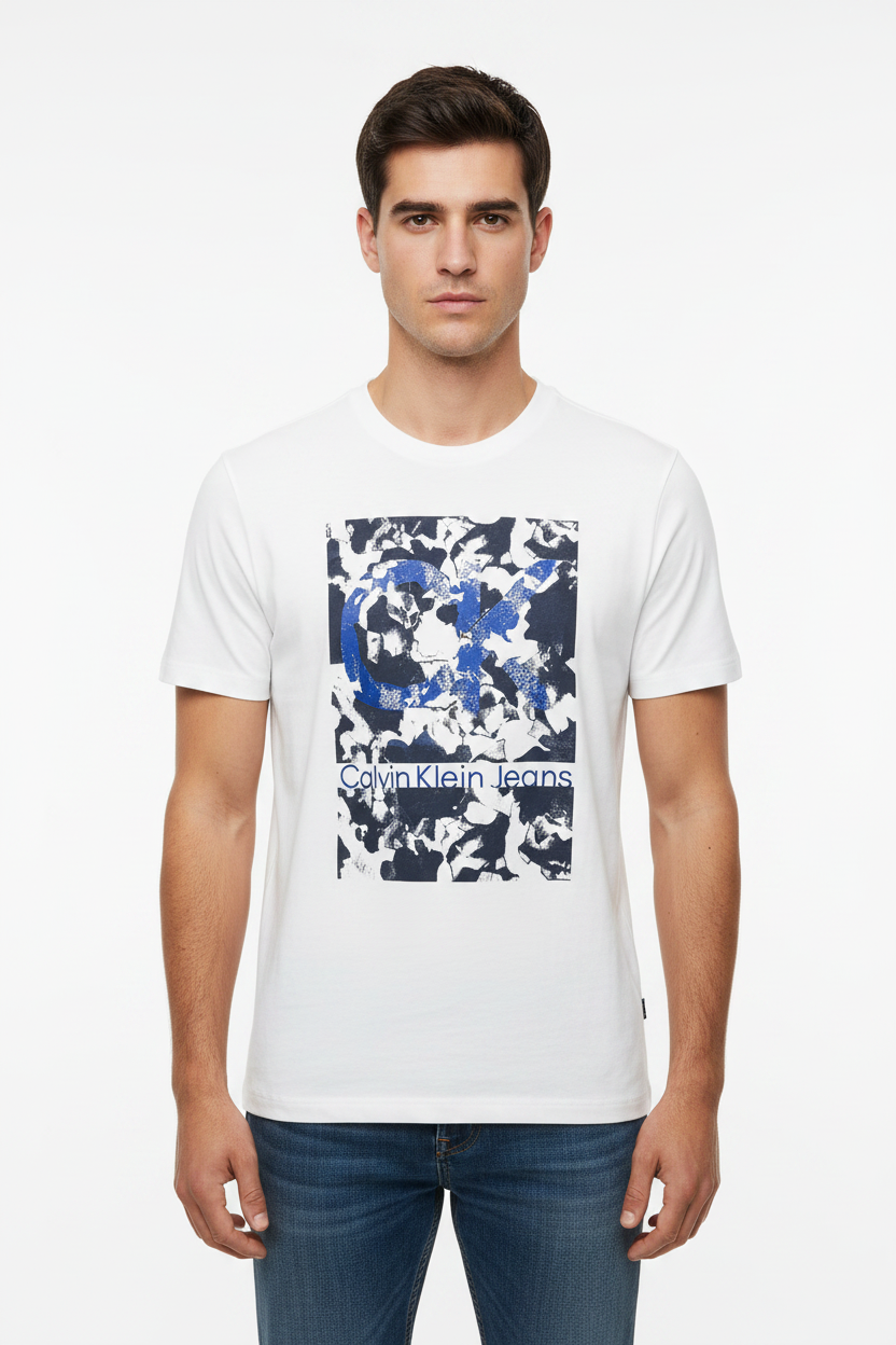 Calvin Klein Jeans Abstract Box Graphic T-Shirt
