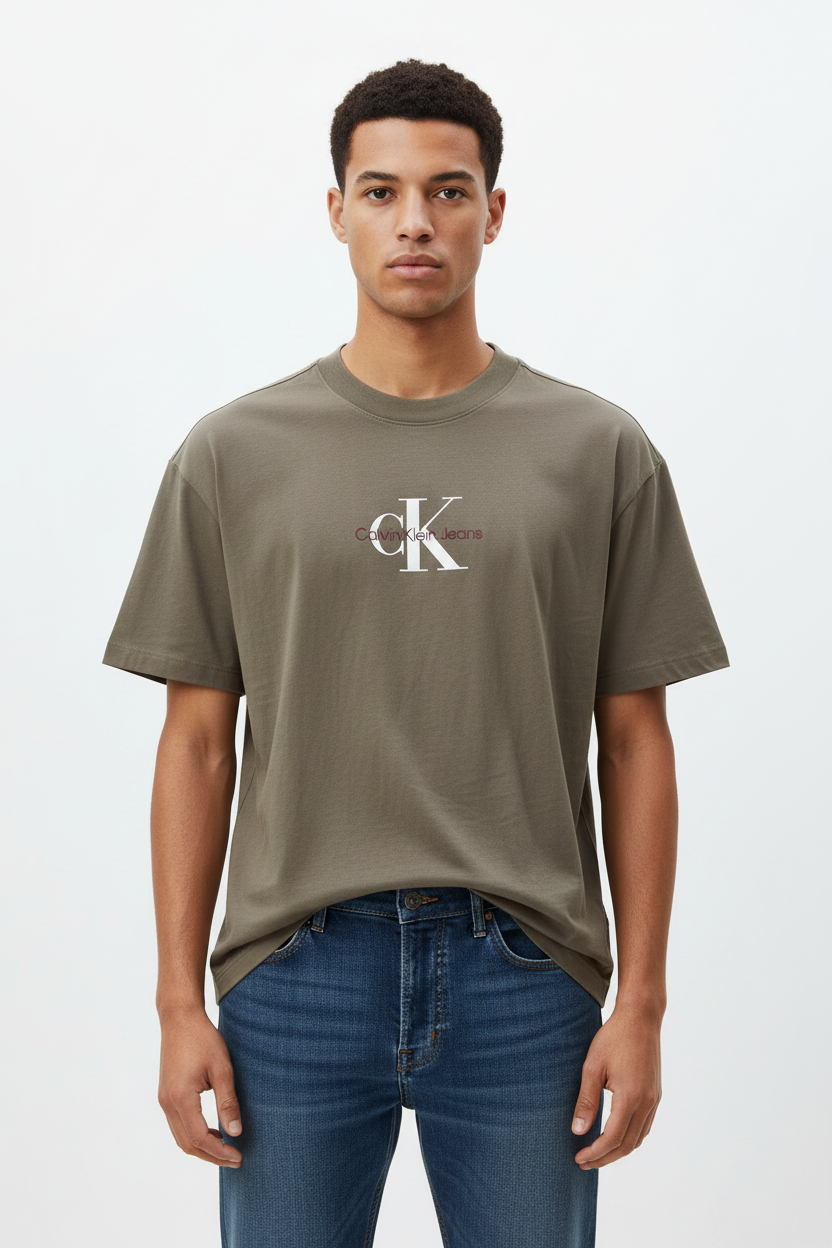 Calvin Klein Jeans Monogram Logo Oversized T-Shirt