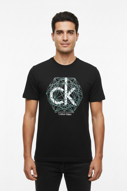 Calvin Klein Jeans Geometric Logo Graphic T-Shirt