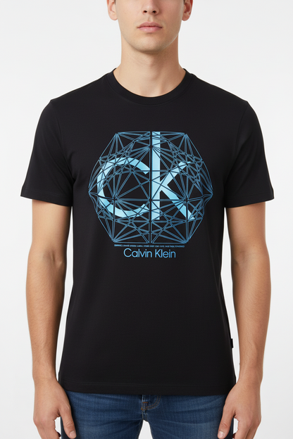 Calvin Klein Jeans Geometric Logo Graphic T-Shirt