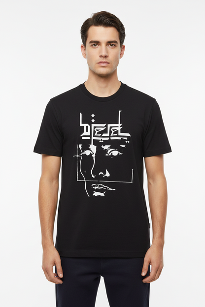 Diesel Industrial Machinery Blueprint Graphic T-Shirt