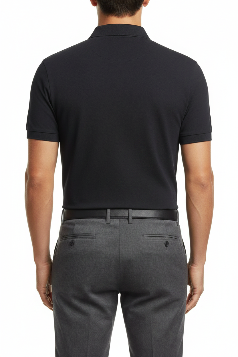 BOSS Men's Slim-Fit Stretch Pique Polo Shirt with Embroidered Logo