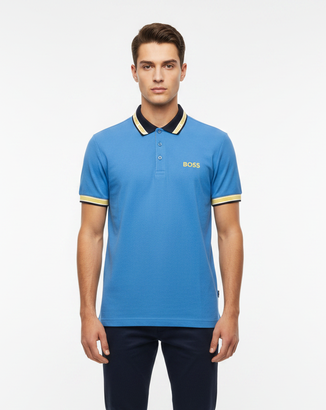 BOSS Regular-Fit Stretch Cotton Polo Shirt