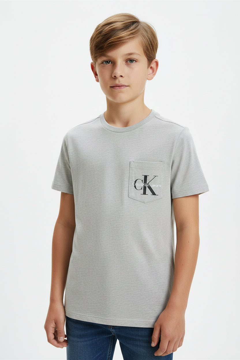 Calvin Klein Jeans Kids' Monogram Pocket T-Shirt