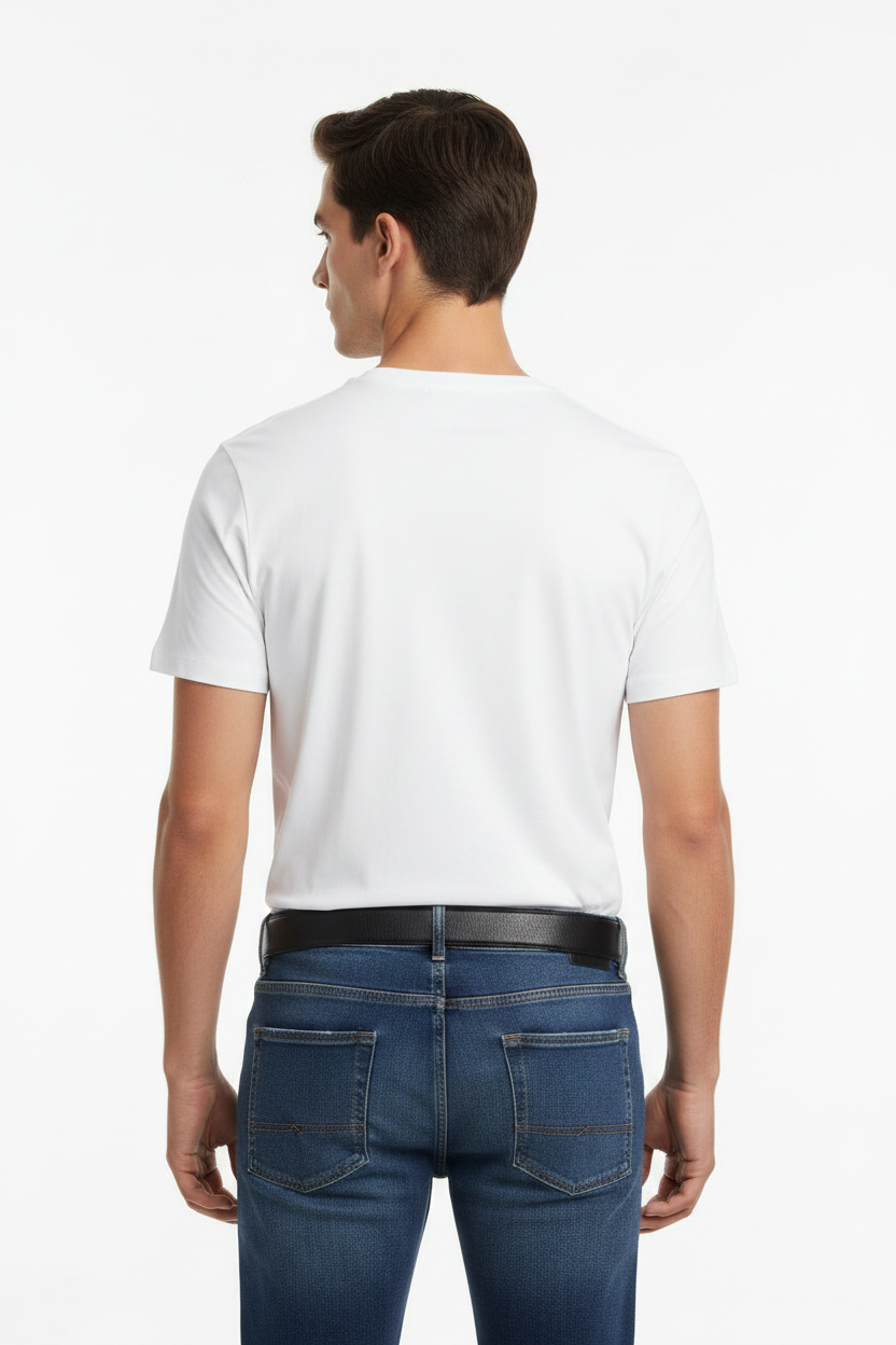 Karl Lagerfeld Paris Men's Outline Logo T-Shirt | Luxury Designer Crewneck Tee