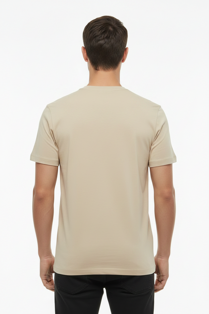 Karl Lagerfeld Paris Men's Embossed Box Logo T-Shirt | Luxury Designer Crewneck Tee