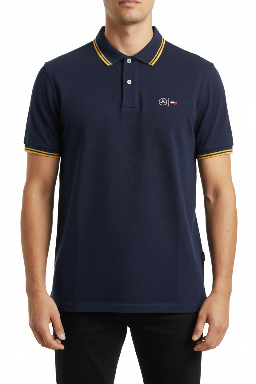 Tommy Hilfiger x Mercedes-AMG F1 Slim Fit Pique Polo Shirt