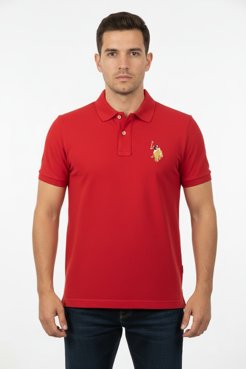 U.S. Polo Assn. Men's Classic Fit Solid Pique Polo Shirt