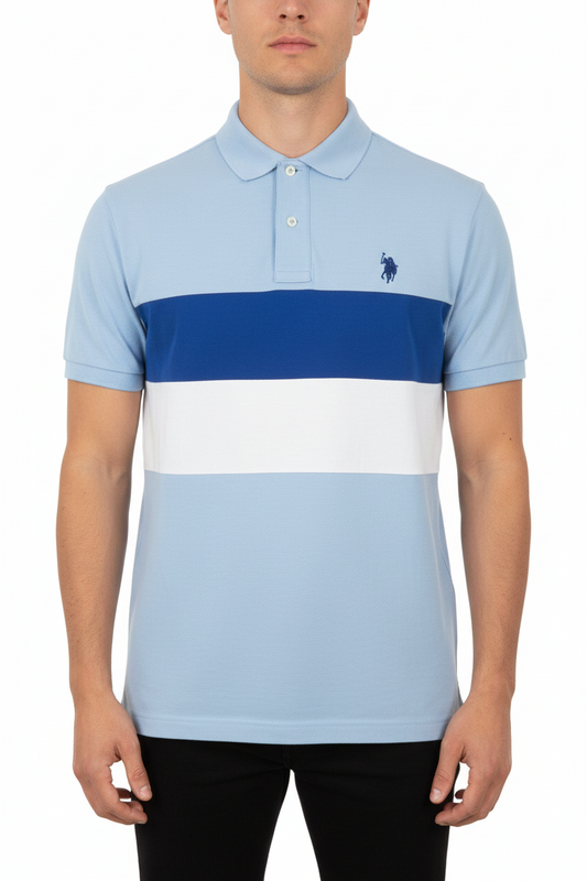 U.S. Polo Assn. Men's Chest Stripe Slim Fit Polo Shirt