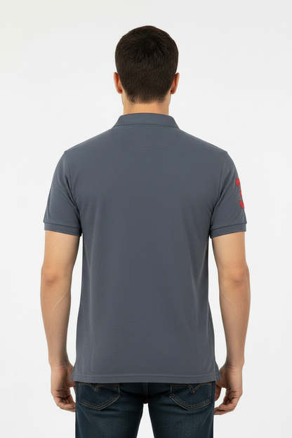 U.S. Polo Assn. Men's Big Logo Polo Shirt with Sleeve Detail