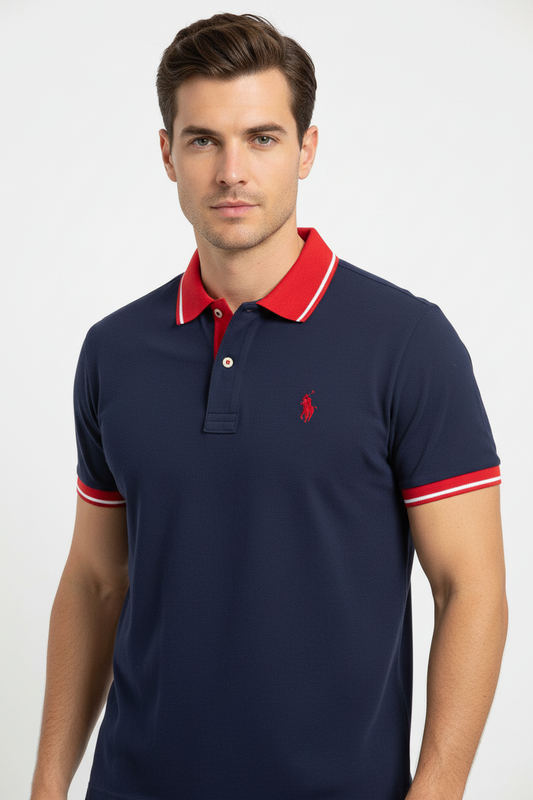 U.S. Polo Assn. Men's Tipped Collar Polo Shirt