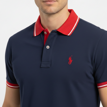 U.S. Polo Assn. Men's Tipped Collar Polo Shirt