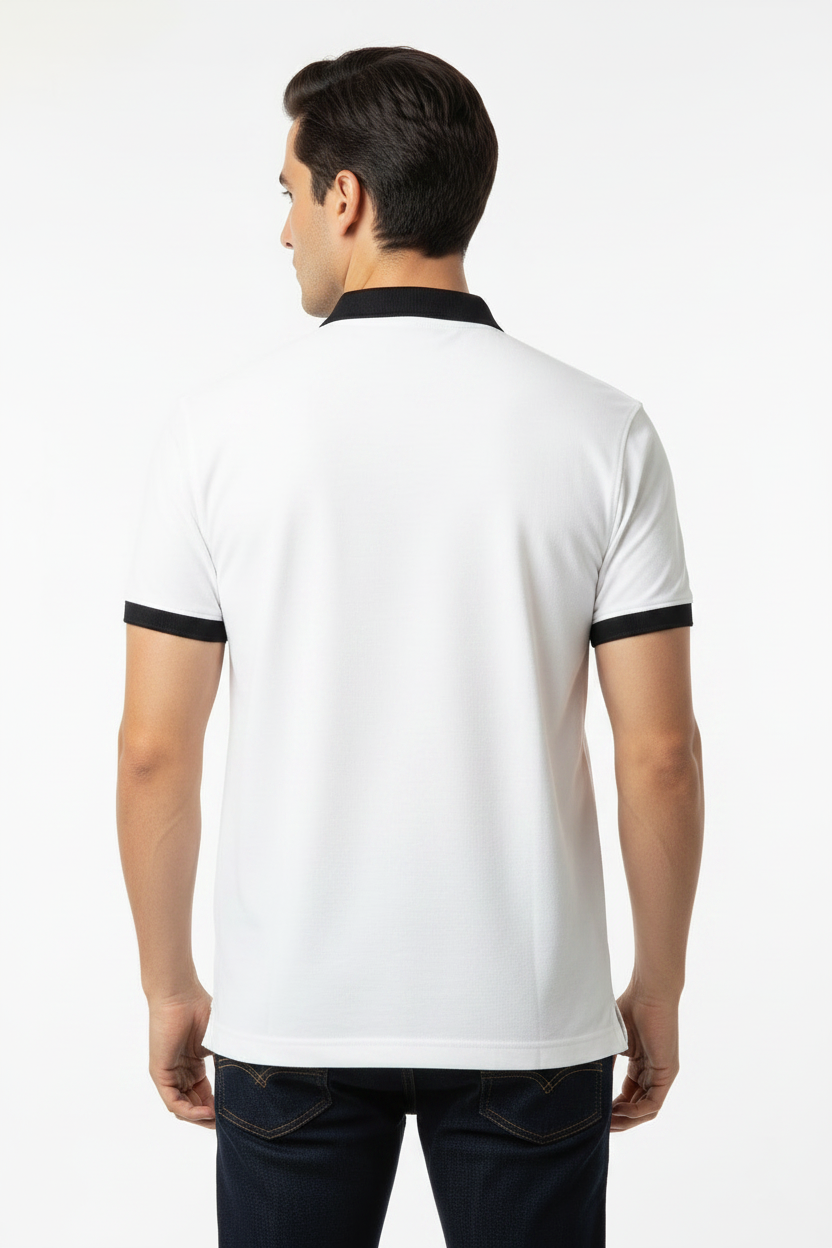 U.S. Polo Assn. Men's Diagonal Color Block Polo Shirt