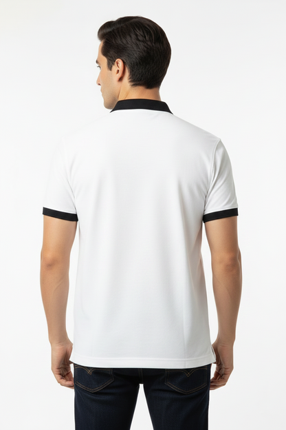 U.S. Polo Assn. Men's Diagonal Color Block Polo Shirt
