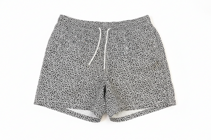 MNG Floral Print Swim Shorts with Elastic Drawstring Waist