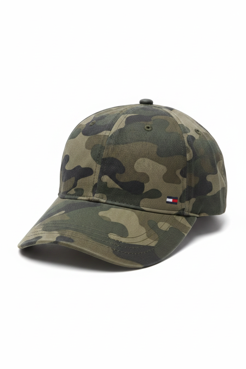 Tommy Hilfiger Camo Side Mini Flag Adjustable Cap