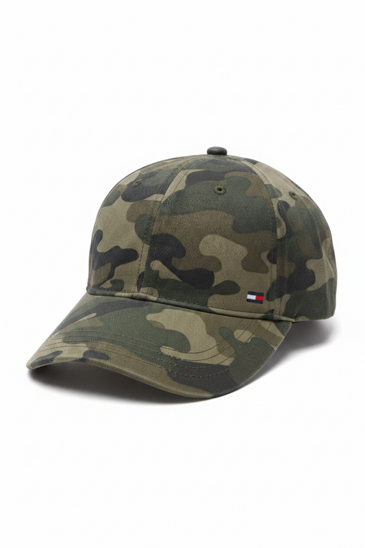 Tommy Hilfiger Camo Side Mini Flag Adjustable Cap
