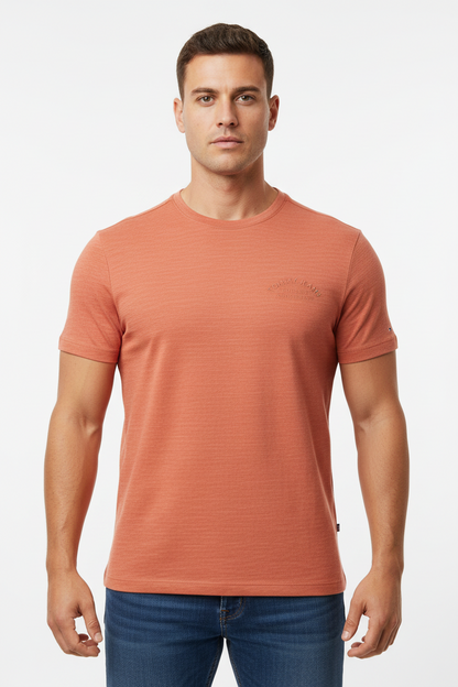 Tommy Jeans Men's Slub Textured Tonal Logo T-Shirt
