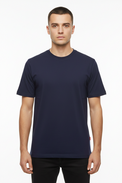HUGO Men's Plain Premium Cotton Luxury T-Shirt