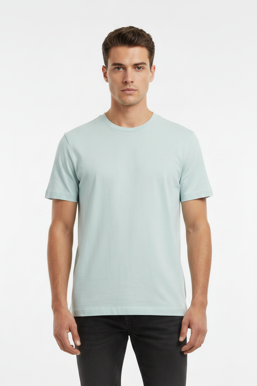 HUGO Men's Plain Premium Cotton Luxury T-Shirt